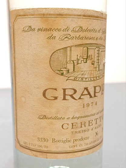 Grappa 1974 Ceretto bott.75 cl
