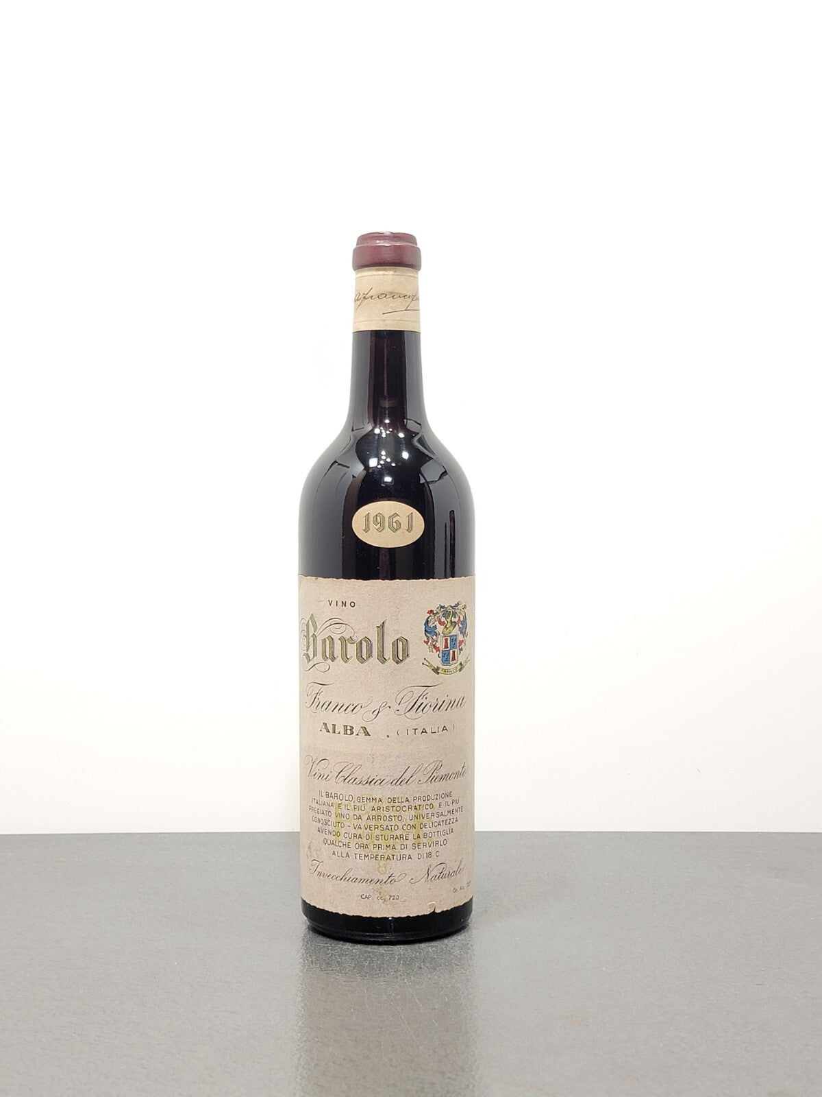 Barolo Franco Fiorina 1961 bott. 75 cl 13.5%