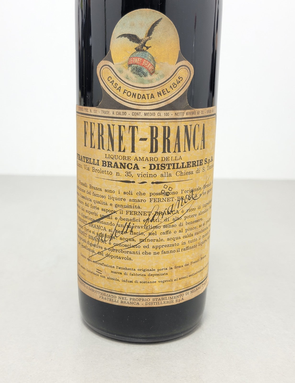 Fernet Branca 1967 bott. 1 litro 45%