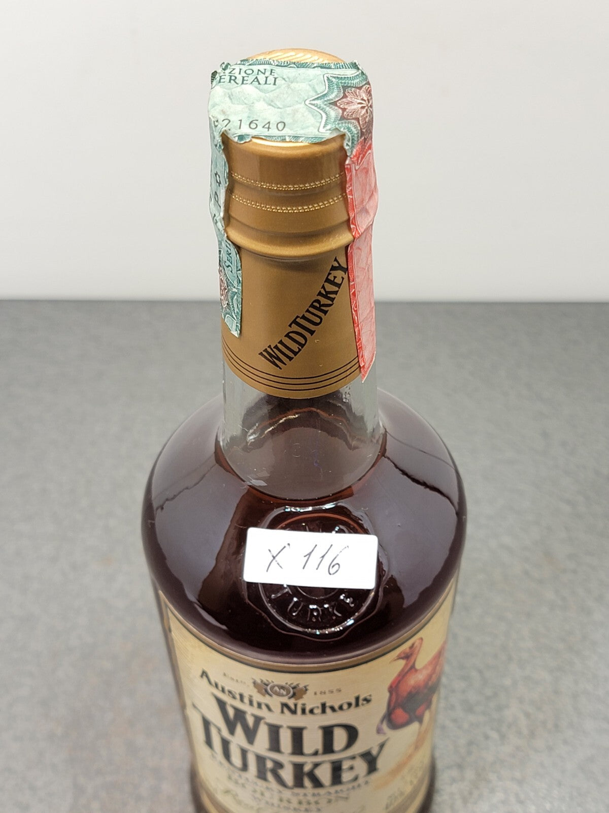 Wild Turkey 1990s Kentucky Straight Bourbon Whisky Austin Nichols bott 70 cl 40%