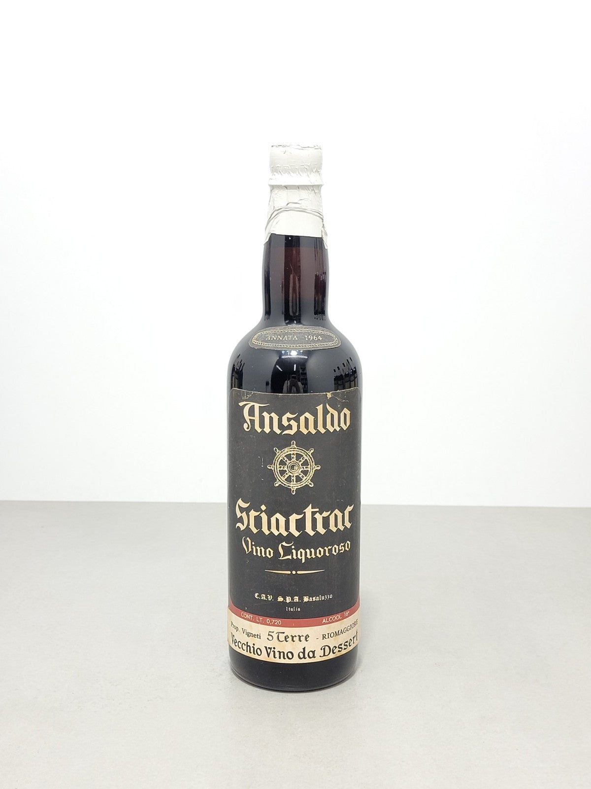 5 Terre Scaictrac 1964 Ansaldo Vino Da Dessert bott. 72 cl 16%