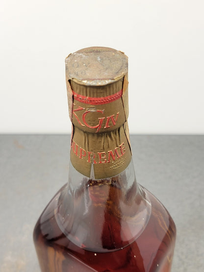 Whisky King George IV Supreme Old Scotch Whisky 1960s bott. 75 cl 43s