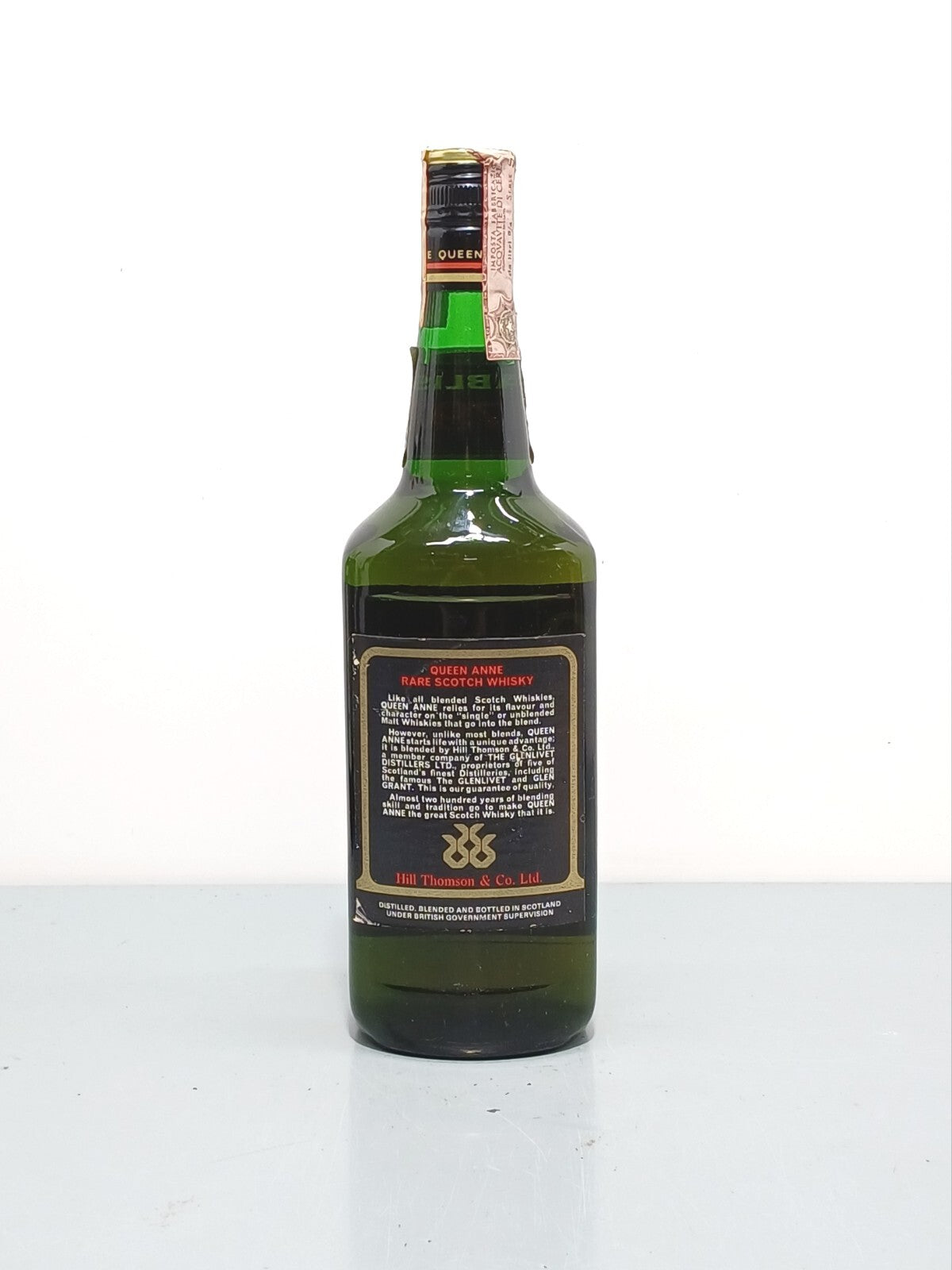Whisky Queen Anne Rare Scotch Whisky anni 70 Hill Thomson &Co bott.75 cl