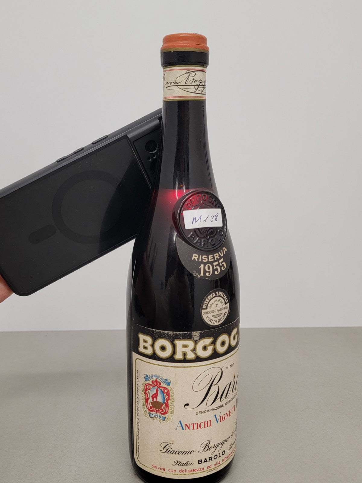 Barolo Borgogno 1955 Riserva Speciale Antichi Vigneti Propri bott.72 cl 13,5%