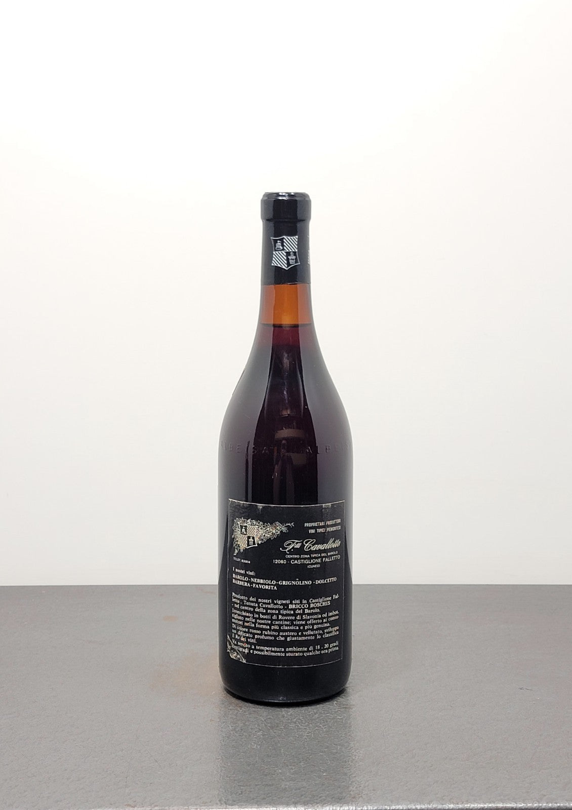 Barolo Cavallotto Bricco Boschis 1970 Castiglione Falletto bott.72 cl 14%