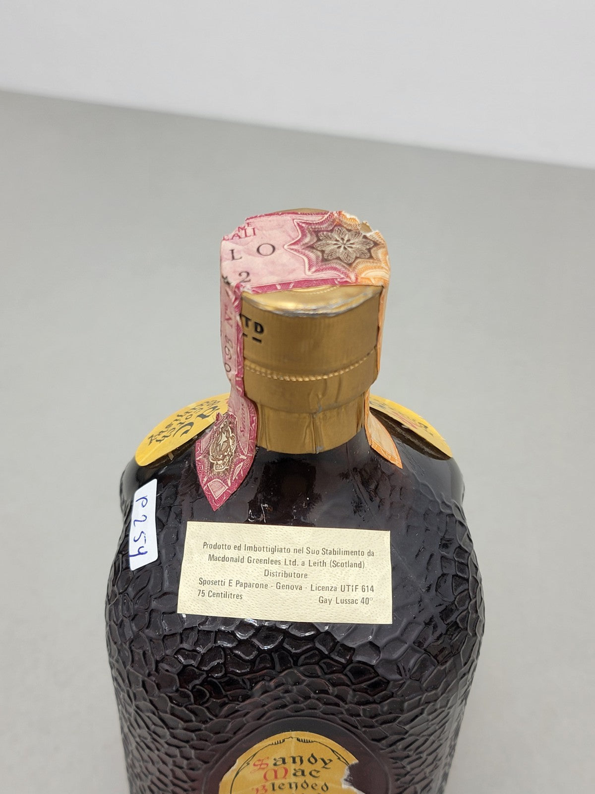 Whisky Sandy MacDonald 1960s Finest Blended Scotch Whisky 75 cl 43%