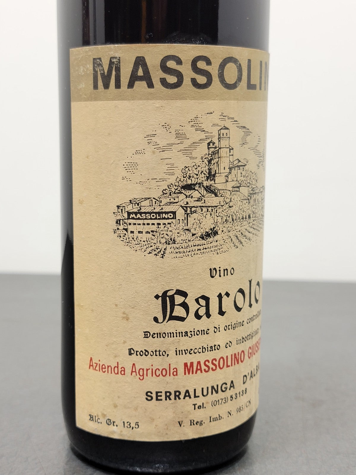 Barolo Massolino 1969 Serralunga D'alba bott.72 cl 13.5%