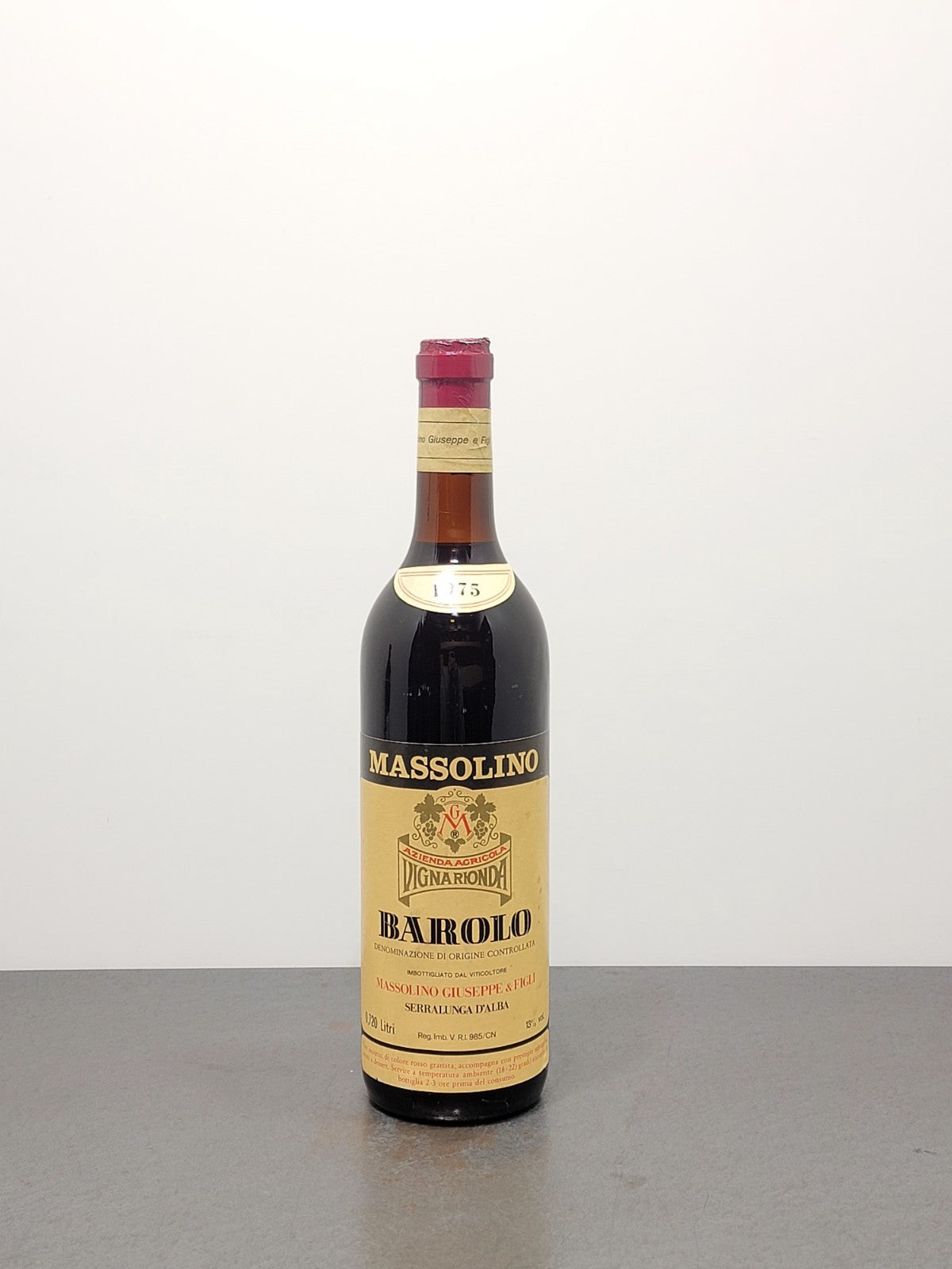Barolo Massolino 1975 Serralunga D'alba bott.72 cl 13%
