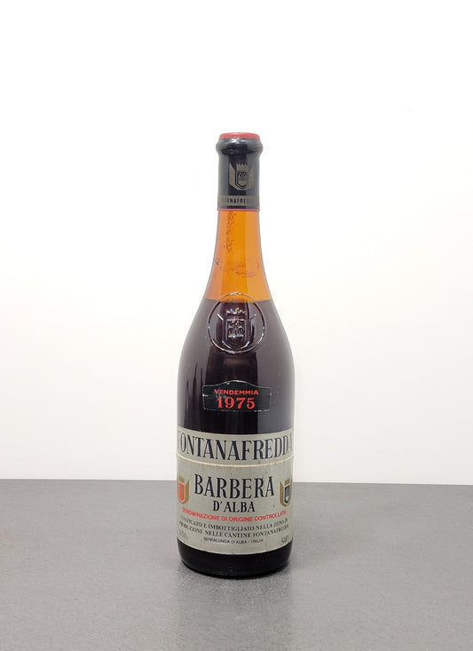 Barbera Fontanafredda 1975 Serralunga D'alba bott.75 cl 12%