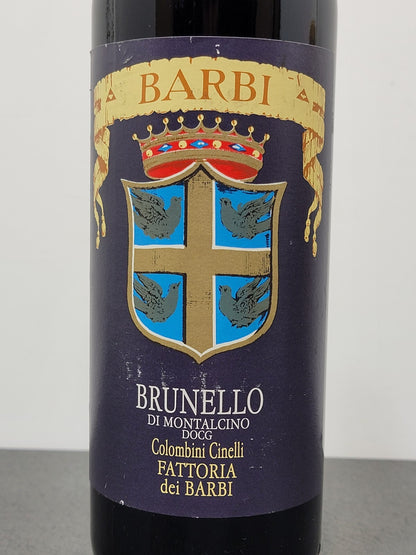 Brunello Di Montalcino Fattoria dei Barbi 1993 botti. 75 cl 13%