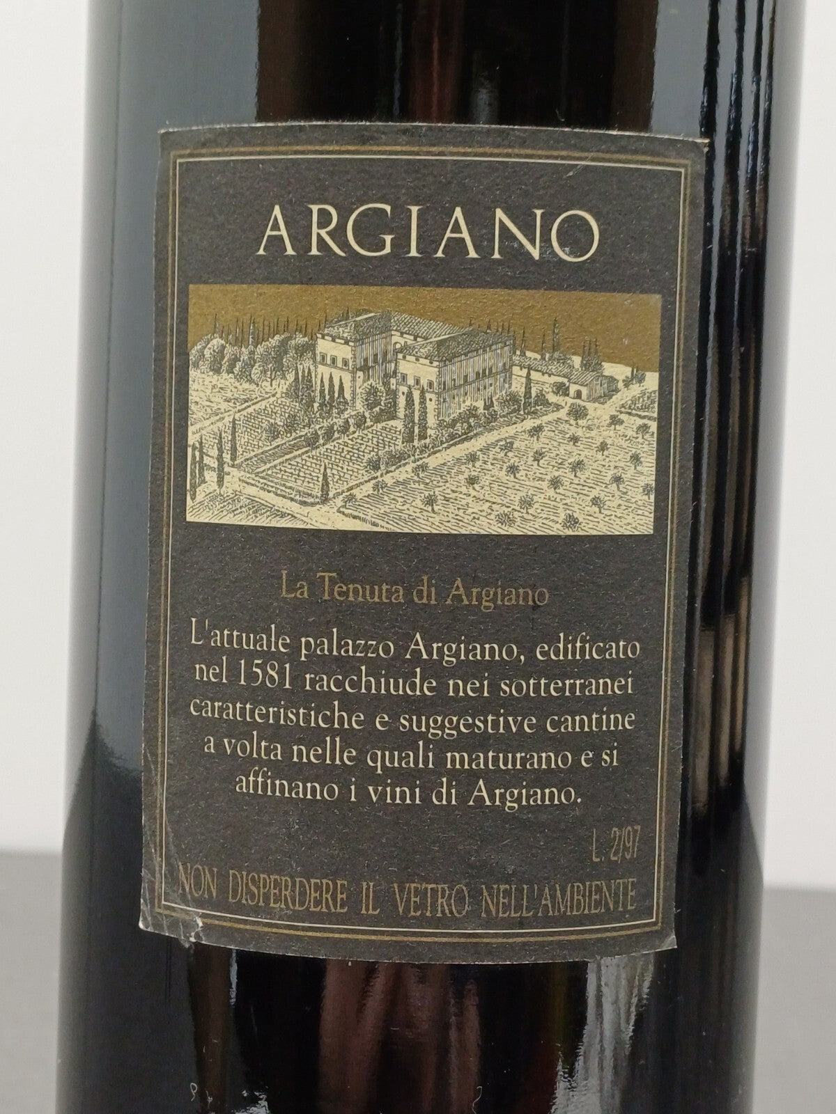 Brunello di Montalcino Argiano 1992 bott.75 cl 13.5%