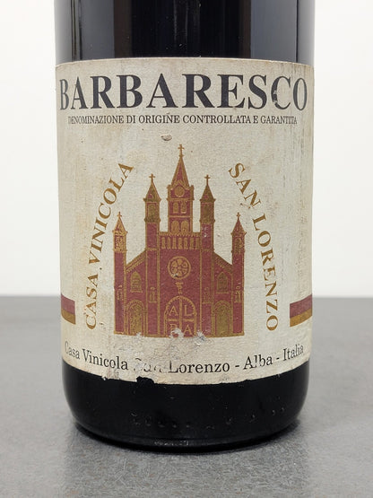 Barbaresco San Lorenzo 1993 Alba bott.75 cl 13%