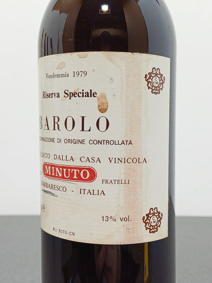 Barolo Minuto 1979 Riserva Speciale bott.75 cl