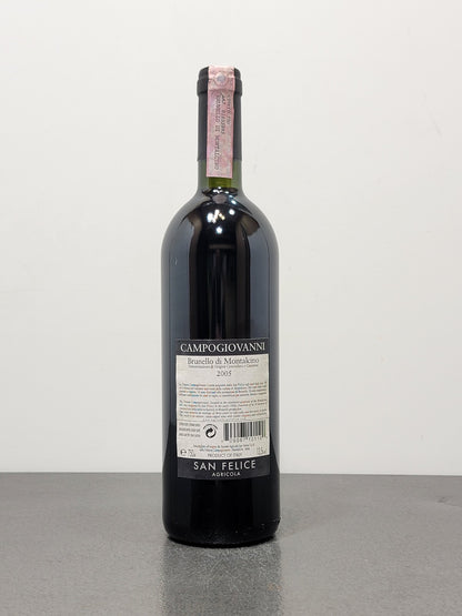 Campogiovanni San Felice 2005 Brunello di Montalcino bott.75 cl 13.5%