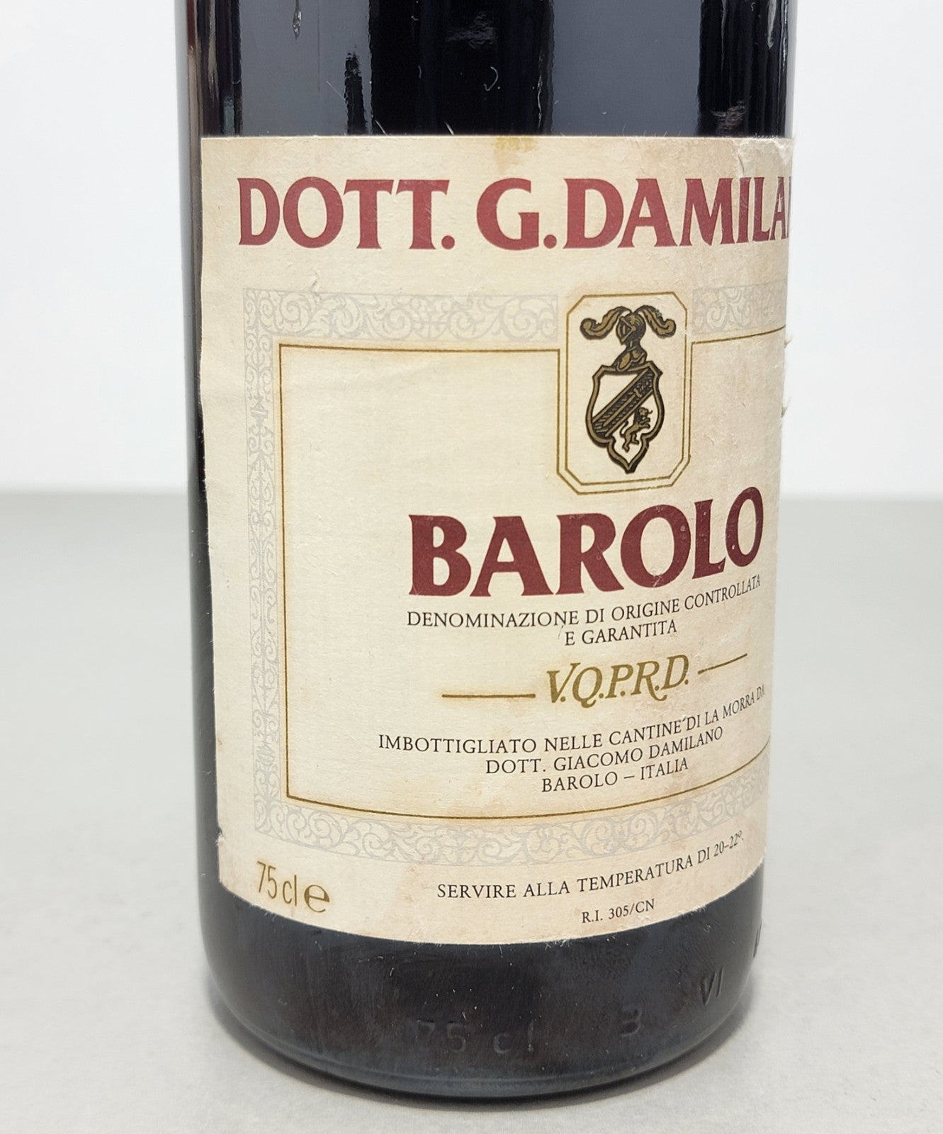 Barolo Giacomo Damilano 1983 La Morra bott. 75 cl 13%