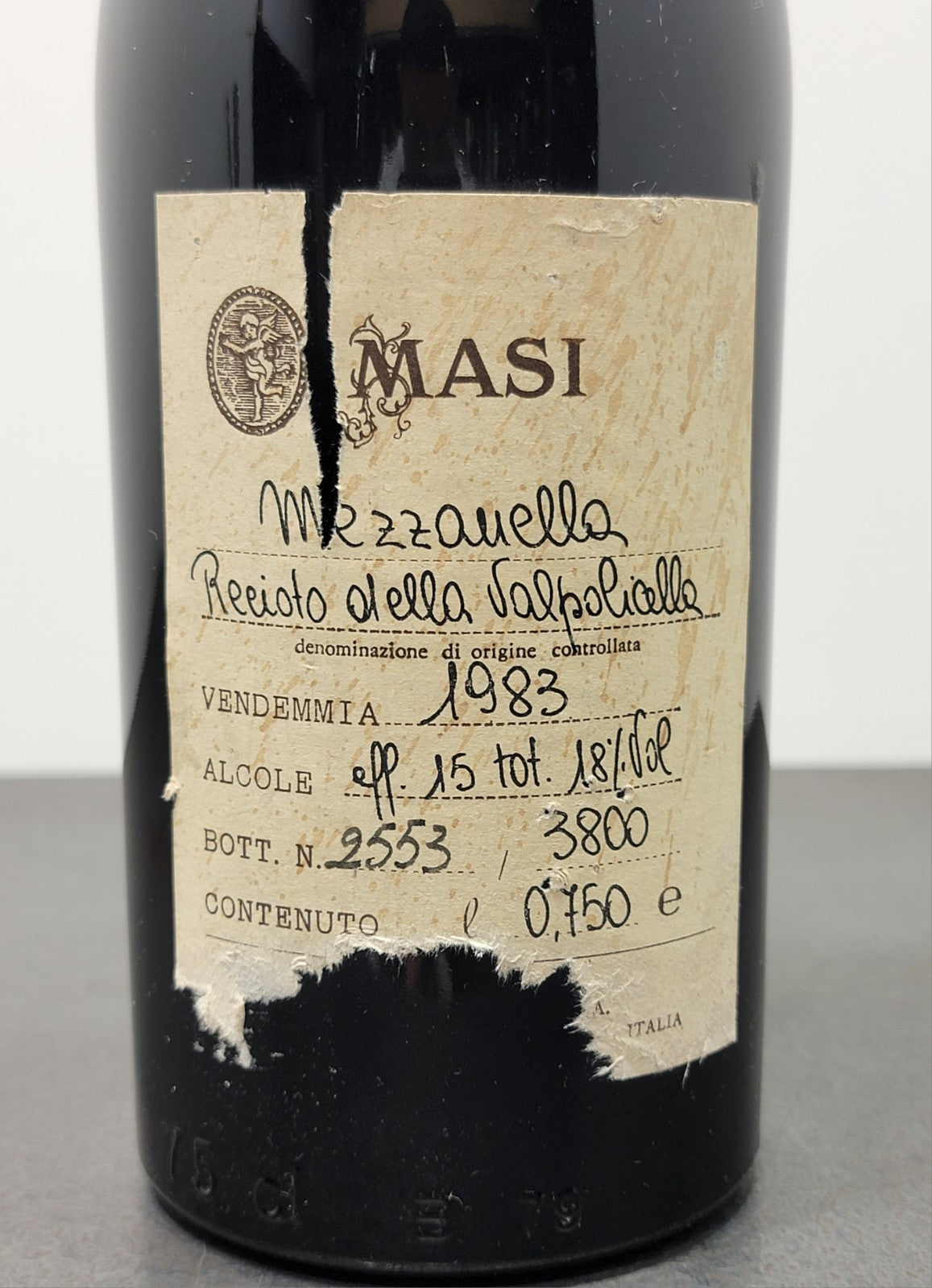 Masi Mazzanella Recioto Della Valpolicella 1983 bott.75 cl 16%
