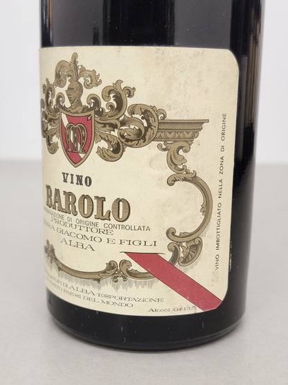 Barolo Giacomo Morra 1964 Alba bott. 72 cl 13,5%