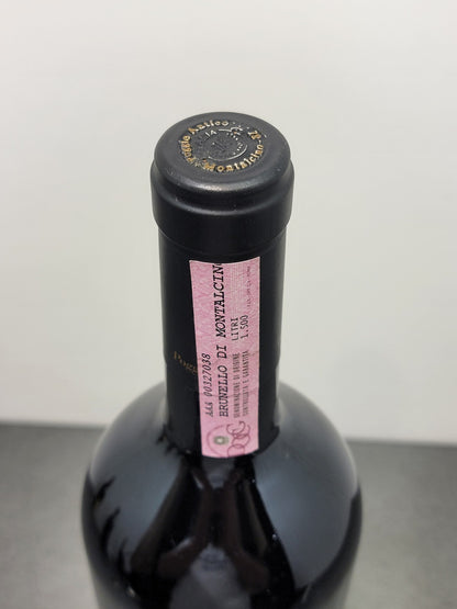 Brunello Di Montalcino Poggio Antico Magnum 2000 A. Gloder bott. 1.5 litri 13.5% (Etichetta Ottima)