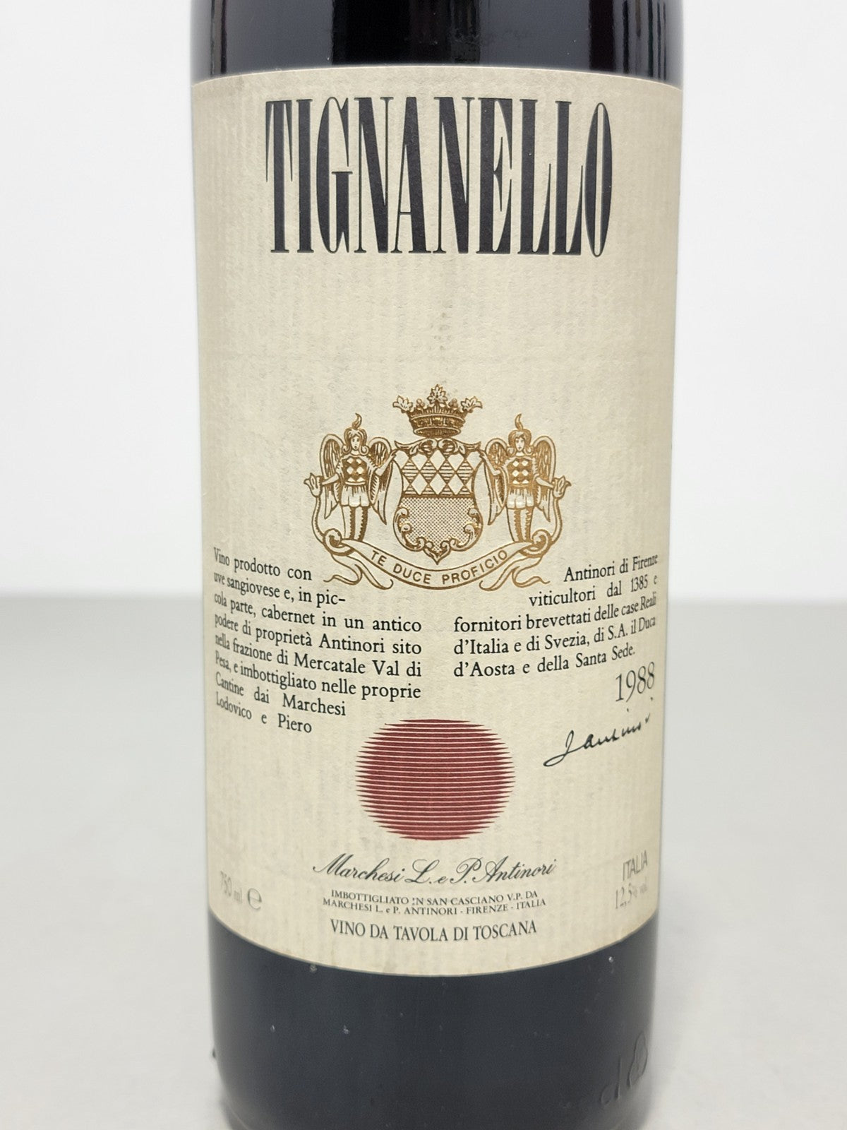 Tignanello Marchesi Antinori 1988 bott.75 cl 12,5%