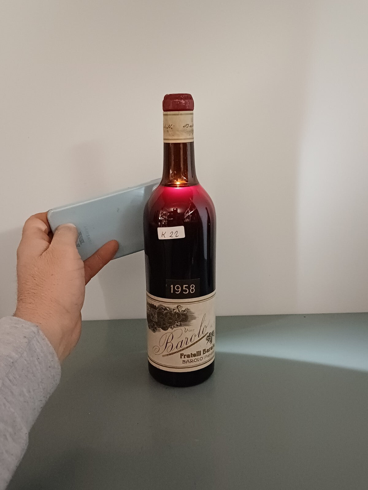 Barolo Fratelli Barale 1958 bott. 72 cl 13,5%