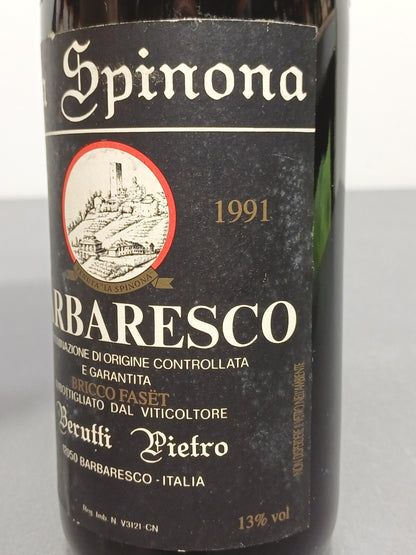 Barbaresco 1991 La Spinona Berutti Pietro & Figlio bott..75 cl