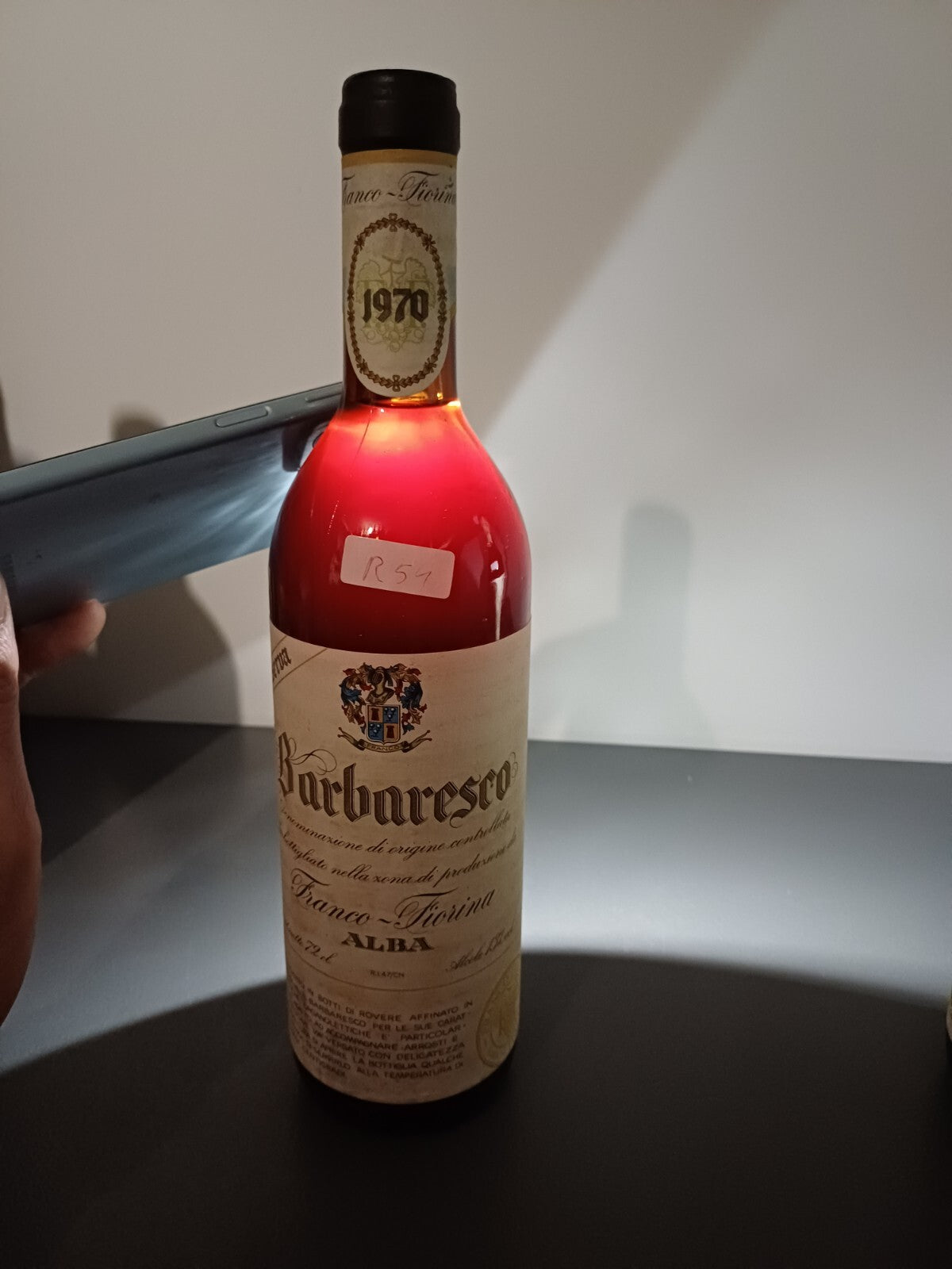 Barbaresco Franco Fiorina Riserva 1970  bott...72 cl