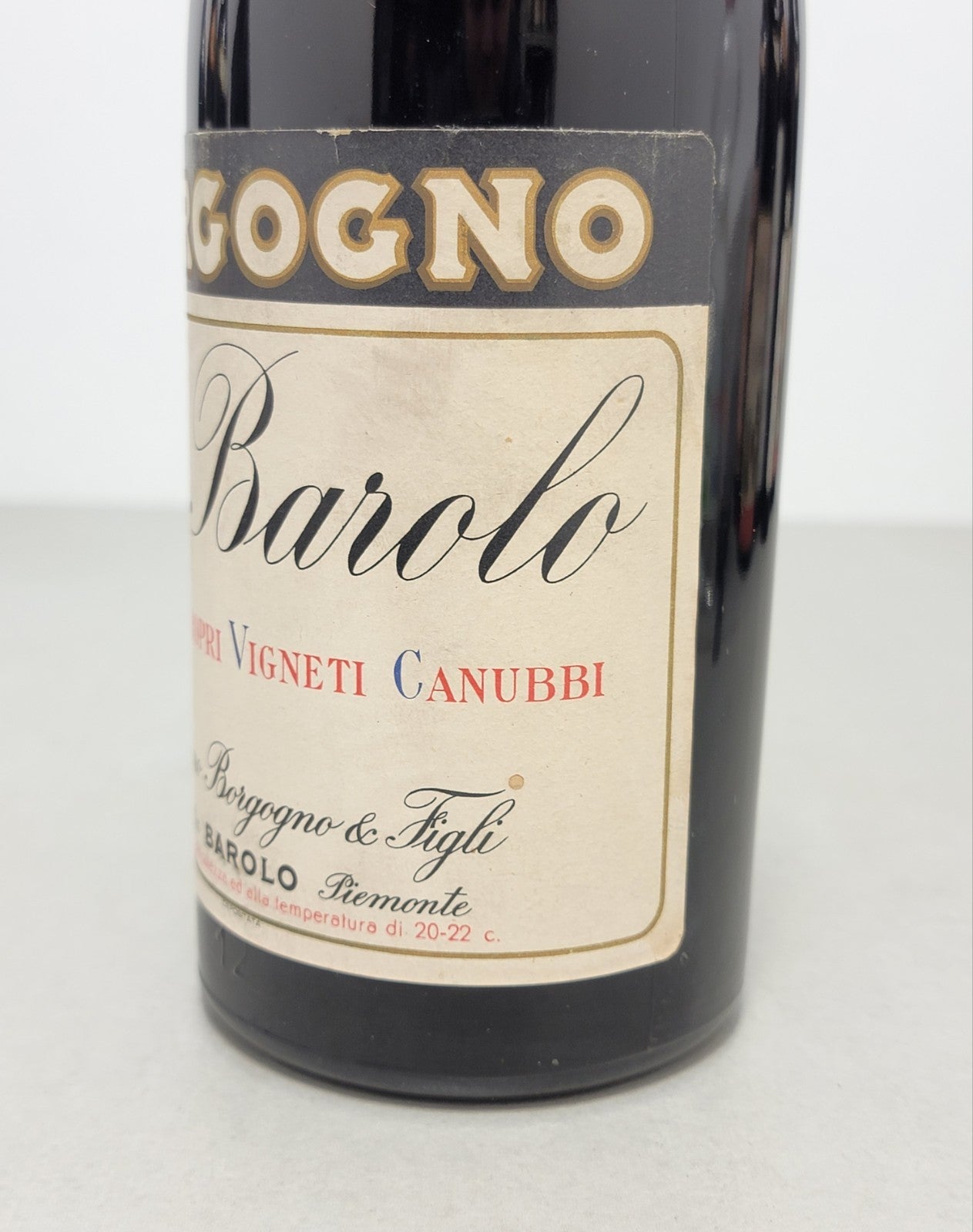 Barolo Borgogno 1952 Riserva Antichi Vigneti Propri bott.70 cl