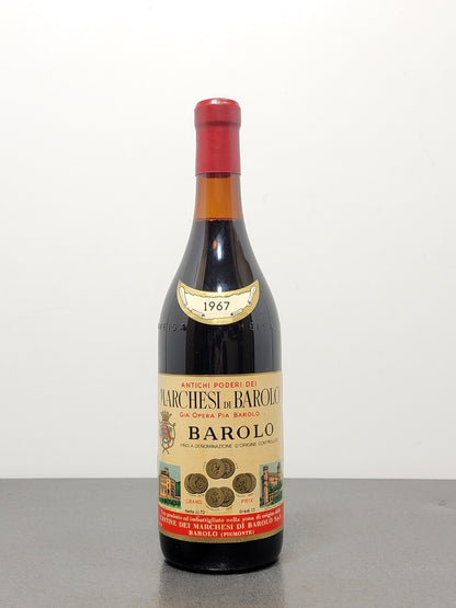 Barolo Marchesi di Barolo 1967 Gia Opera Pia bott.72 cl 13%