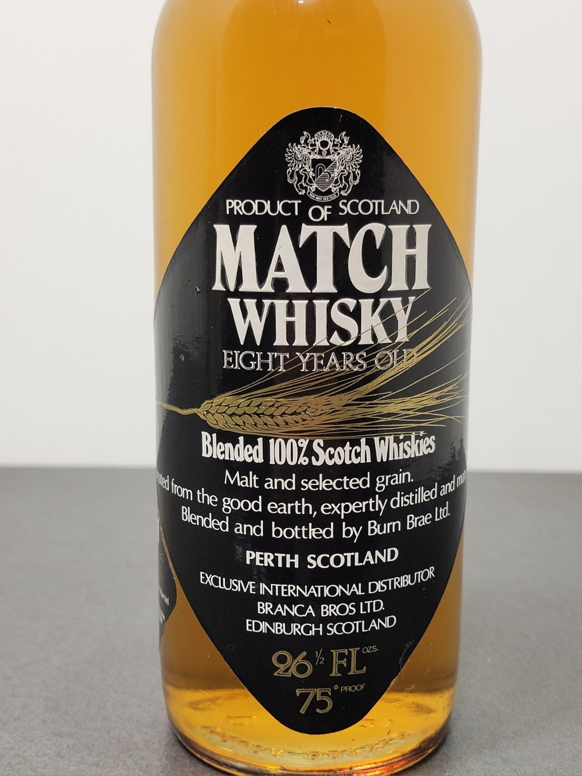 Whisky Match 8 years 1970s Blended Scotch Whisky bott.75 cl 43%