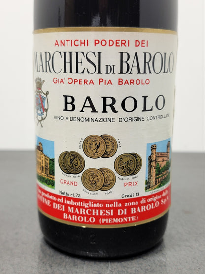 Barolo Marchesi 1966 Gia Opera Pia bott.72 cl 13%