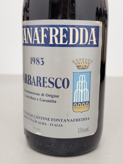 Barbaresco Fontanafredda 1983 Serralunga D'Alba 75 cl 13%