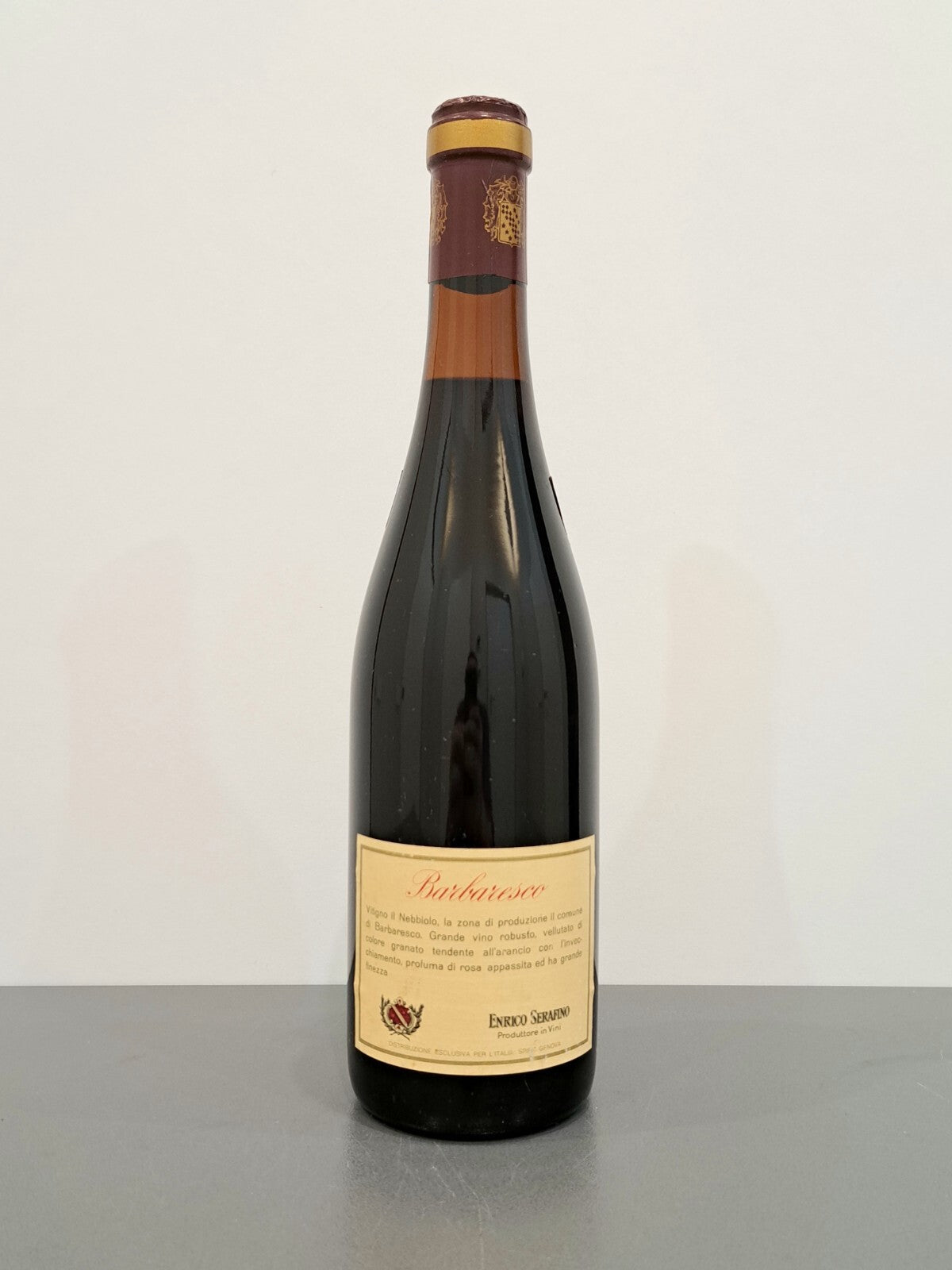 Barbaresco Enrico Serafino 1952 Riserva Speciale bott.72 cl  13%