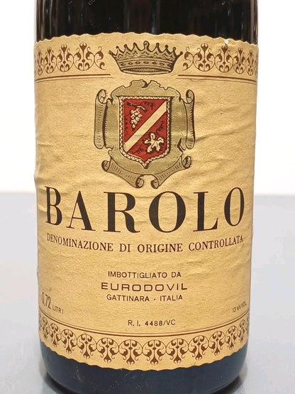 Barolo Eurodovil Gattinara 1971 bott.72 cl 13%