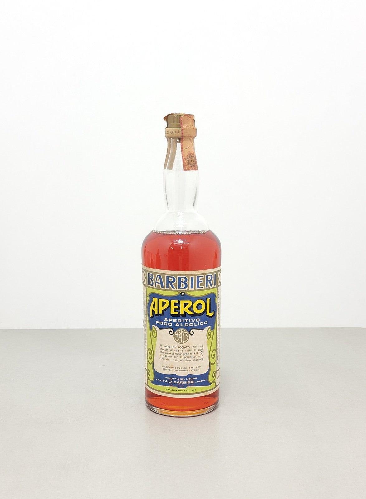 Aperol Barbieri 1970s Aperitivo Alcolico bott. 1 L 11%