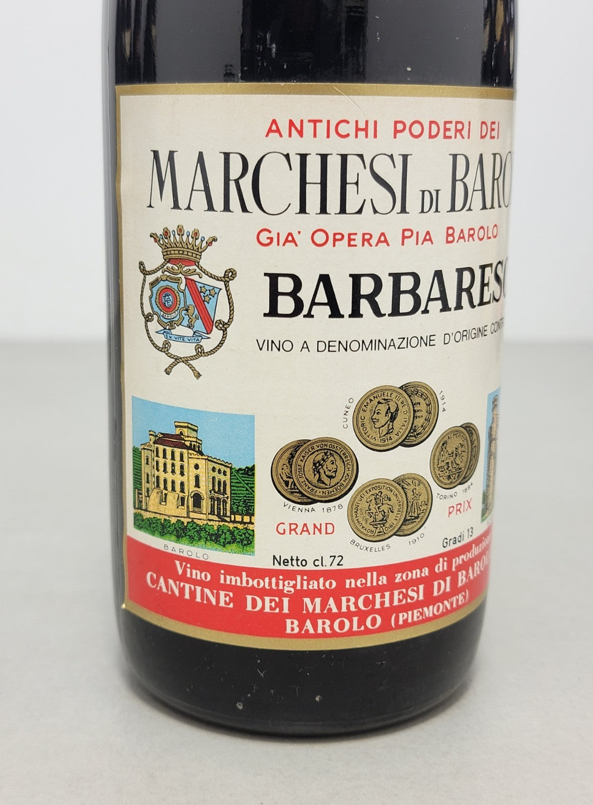 Barbaresco Marchesi 1968 bott. 72 cl 13%