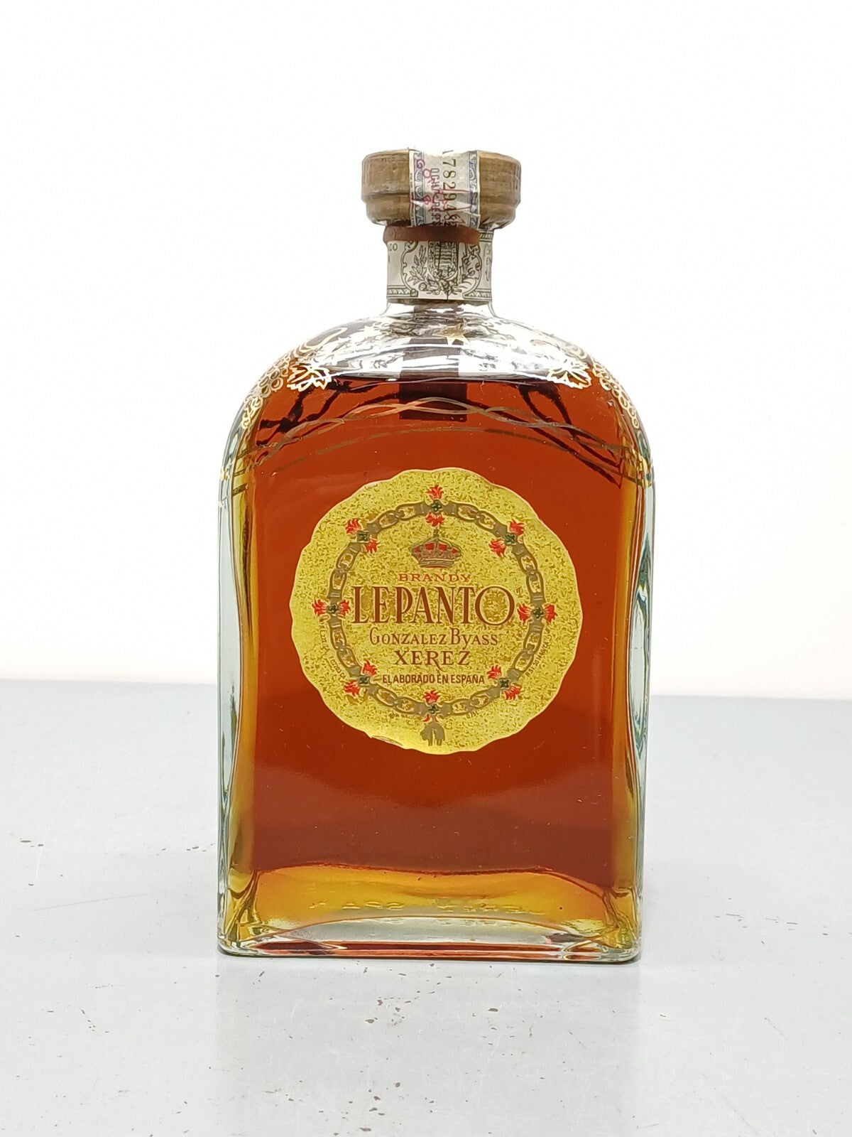 Brandy Lepanto Gonzalez Byass Xerez anni 60-70 bott. 75 cl