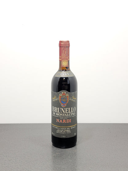 Brunello Di Montalcino Nardi 1983 Fattoria Casale Del Bosco bott.75cl 13%