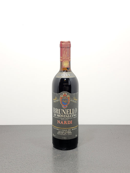 Brunello Di Montalcino Nardi 1983 Fattoria Casale Del Bosco bott.75cl 13%