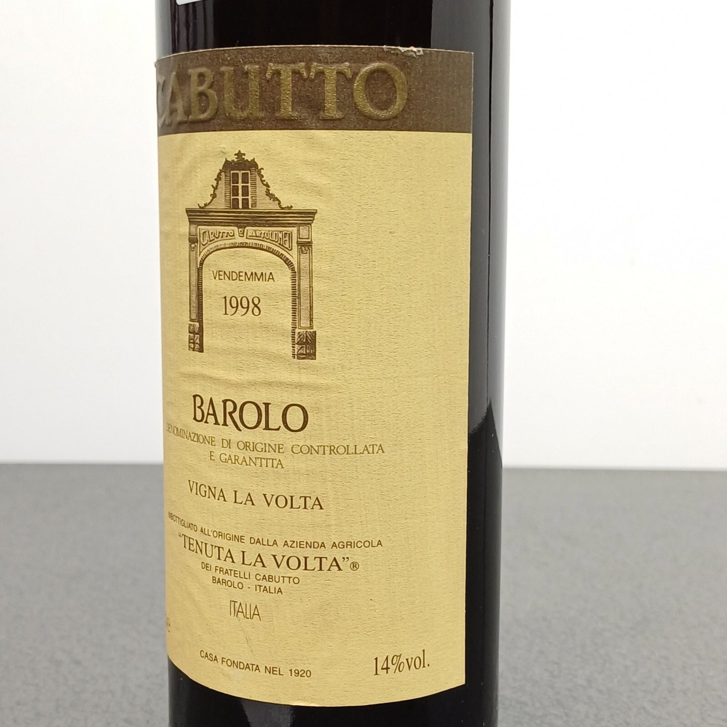 Barolo Cabutto 1998 Vigna La Volta bott.75 cl