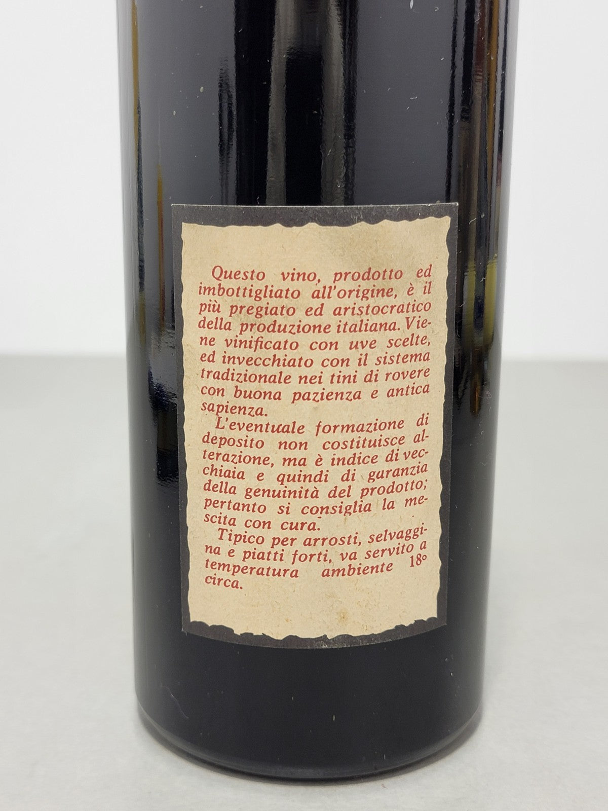 Barbaresco Minuto 1965  bott. 72 cl 13,5%