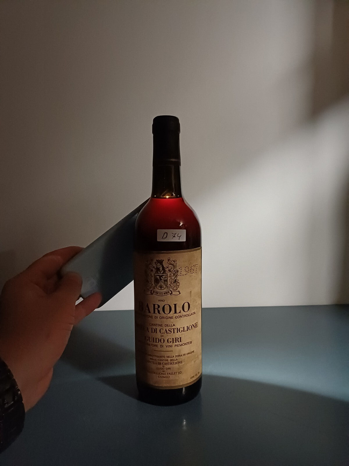 Barolo Guido Giri 1967 Castiglione Falletto bott.72 cl 13.8%