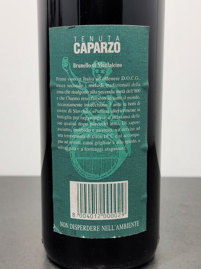 Brunello di Montalcino Caparzo 1994 bott. 75 cl 13%