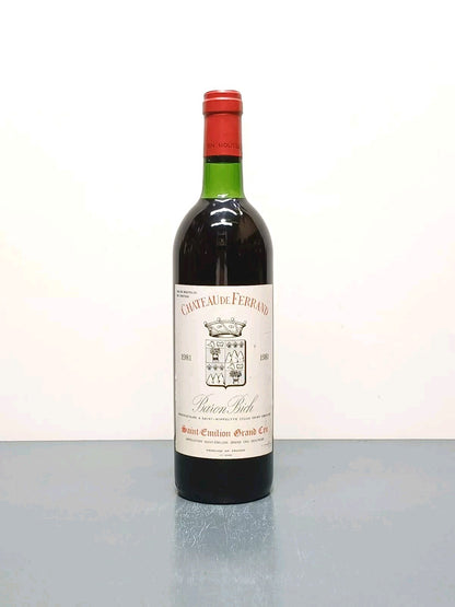 Vino 1981 Chateau de Ferrand Baron Bic Gran Cru Classe Saint Emilion bott.75 cl