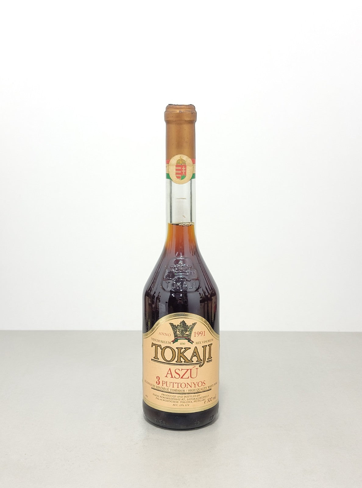 Tokaji Aszu Kereskedohaz 1991, 3 Puttonyos bott. 50 cl 13%