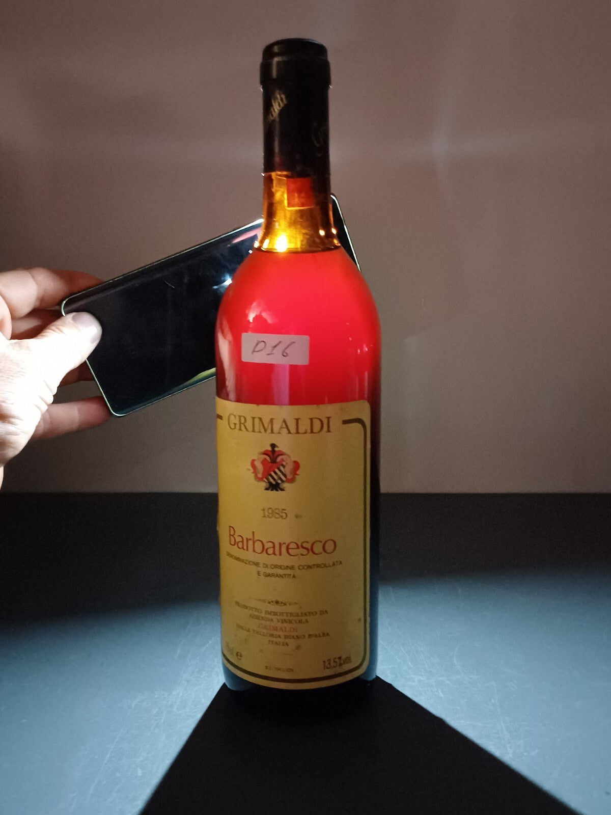 Barbaresco Grimaldi 1985 Bott. 75 cl 13.5%
