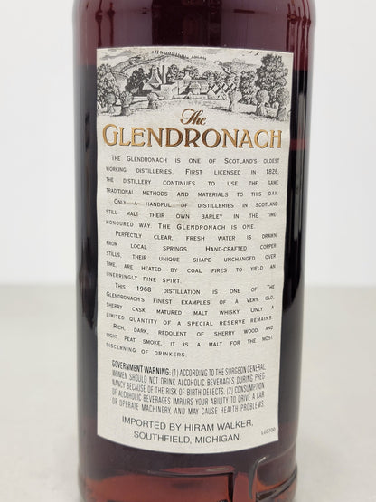 Whisky Glendronach 25 years 1968 Imbott.1993 Single Highland Malt 75 cl 43%