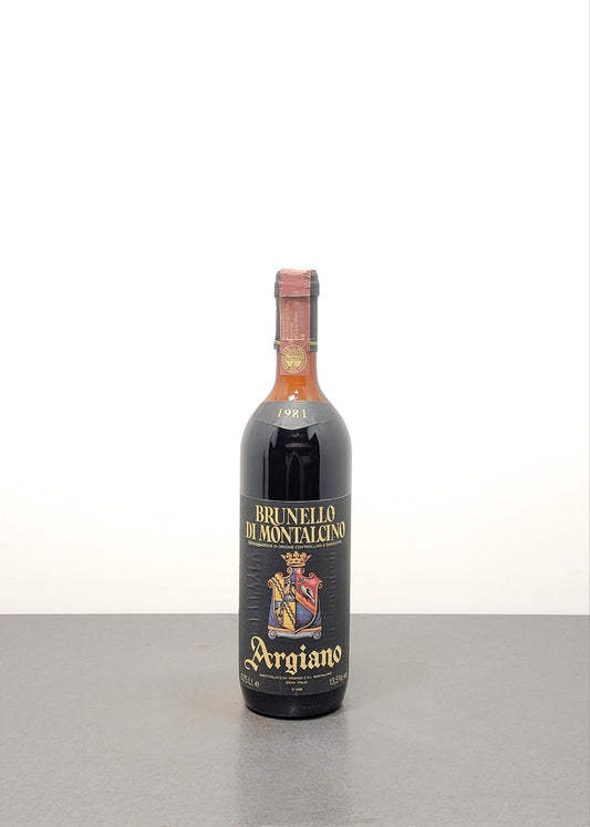 Argiano Brunello di Montalcino 1981 bott. 75 cl 13.5%