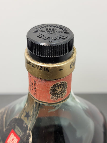 Brandy Vecchia Romagna 2 Litri 1960s Etichetta Nera Buton 40%