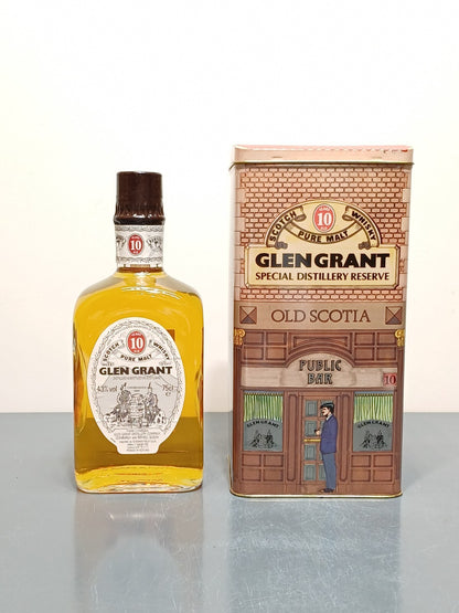 Glen Grant 10 years Pure Malt Scotch Whisky anni 80 bott.75 cl 43%