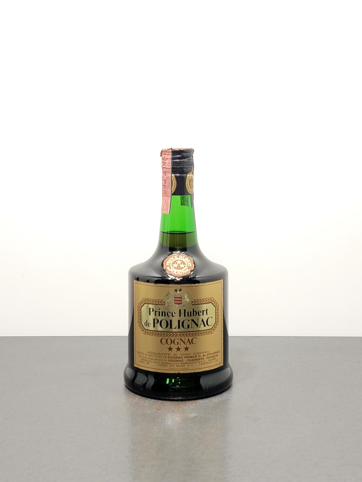Cognac Prince Hubert Polignac Cognac Fine Champagne anni 60 bott.70 cl 40%